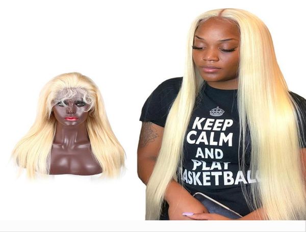 

lace wig 613 blonde swiss hd transparent lace frontal wigs with baby hair glueless brazilian virgin human hair wigs6399881, Black;brown