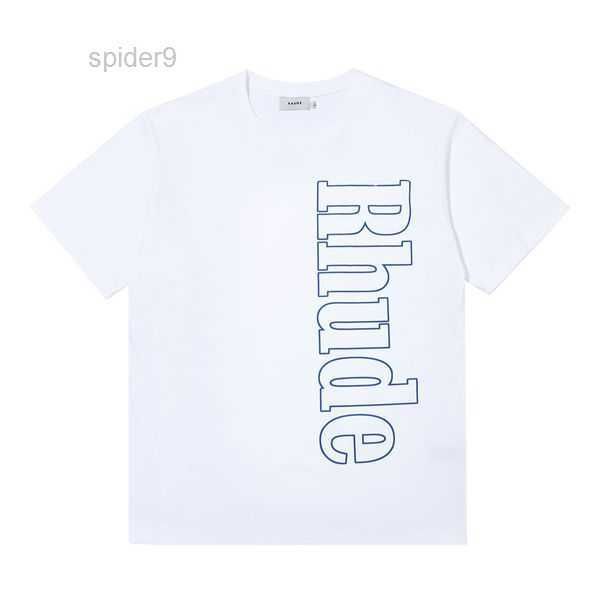 

ins 23ss men t shirts luxury rhude skateboard mens designer t-shirt women casual good tshirt us size 3 rddt, White;black