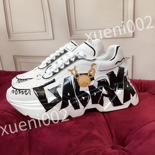 

2023 new luxurys designer shoes mens womens shoes flats running trainers outdoor sports men's sneaker platform shoe, Black