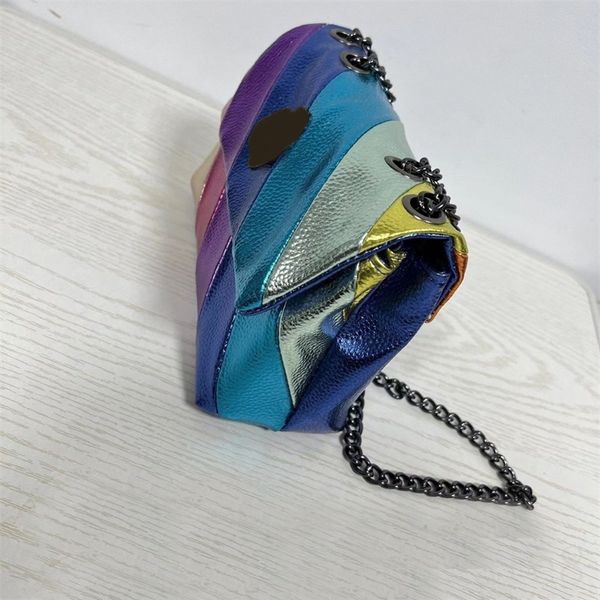 

sewn stripe womens bag black luxurys handbags eagle head bolso london soft touch heart rainbow leather shoulder bags fashion decoration xb00
