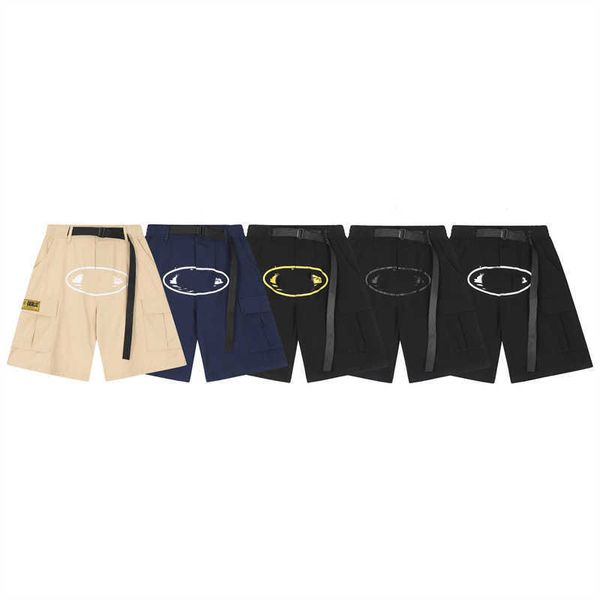 

designer mens corteizs cargos ship print shorts ins fashion hip hop skateboarding casual pants for men women uk french high stree kc7e, White;black