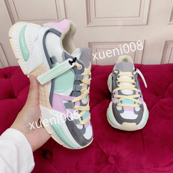 

2023new womens classics casual shoes designer womens leather lace-up sneaker fashion running trainers letters woman shoes flat printed gym s, Red;white