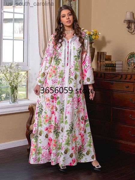 

beading abaya arabic long dress for women floral gulf jalabiya moroccan print kaftan ramadan eid muslim dubai abayas party gowns, Black;gray