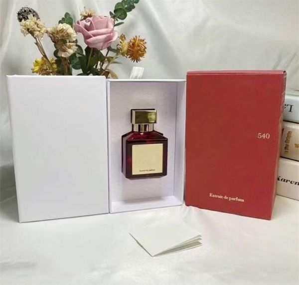 

baccarat perfume 70ml maison bacarat rouge 540 724 extrait eau de parfum paris fragrance man woman cologne spray long lasting smel3082235