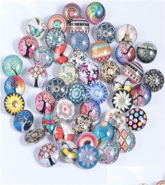 

new arrival noosa 18 mm snap buttons charms diy bracelet pendant life tree glass button fit snap bracelets necklace diy ginger sna5799595