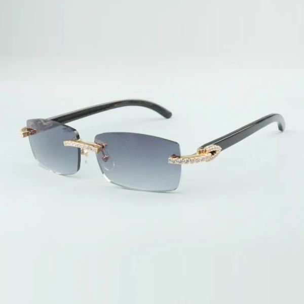 

endless diamond buffs sunglasses with 3524012 with natural black horns legs and 56mm lens 5A