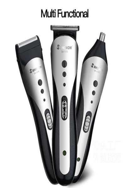 

professional electric hair trimmer small and portable 3in1 function beard shaver nose trimmer clipper hair cut machine for men6869557