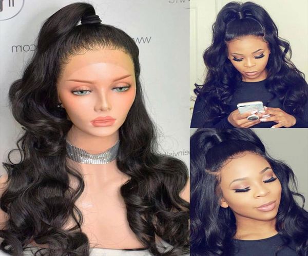 

body wave 360 frontal human hair full lace wigs pre plucked peruvian body wave lace front wigs for black women2244553