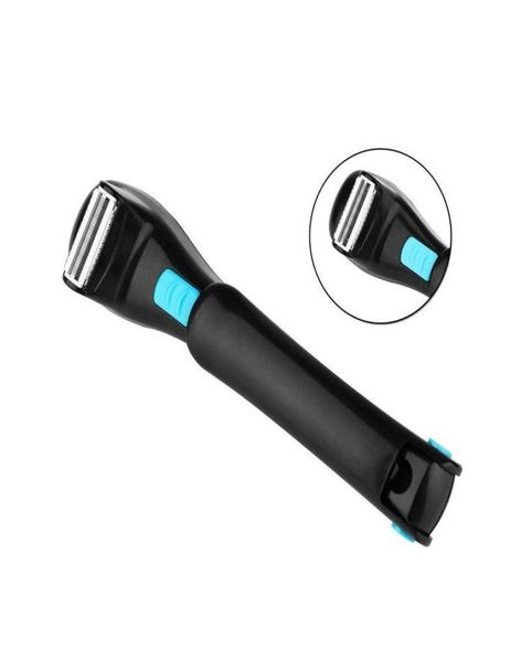 

2021 fashion new electric back hair shaver remover trimmer foldable body men shaving tool black tool new7872331
