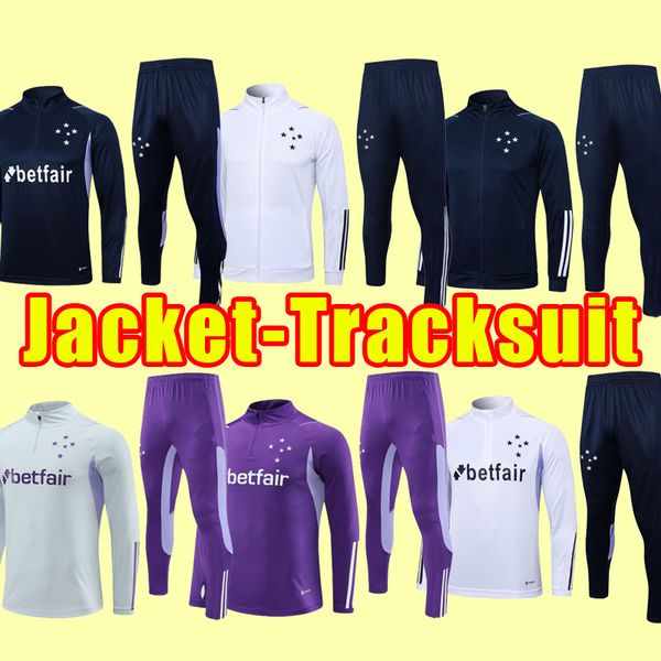 

2023 2024 camisa cruzeiro soccer tracksuits football shirts 23/24 pottker dede r.sobis camiseta de raposas men football shirt training jacke, Black