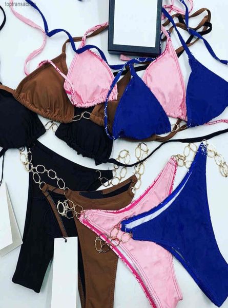 

new bikini swimwear for women brand bathing suit beachwear summer one piece lady g letter flower print swimsuit drop ship5757125