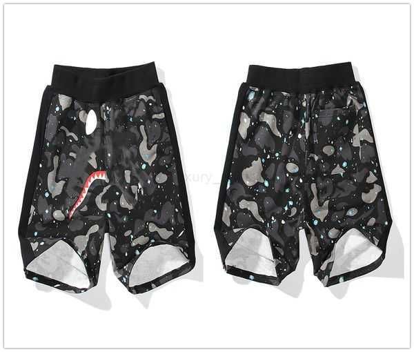 

summer bape shorts mens designer shark swim short luminous inaka reflective oversize fleeces camouflage beach pants high basketball short 12, White;black