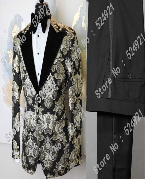 

custom made men suits black groom tuxedos peak lapel groomsmen weddingprom man 2 pieces jacketpantstie l6055686628, Black;gray