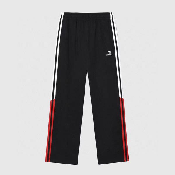 

men's plus size pants round neck embroidered and printed polar style summer wear with street pure cotton 431d, Black;brown