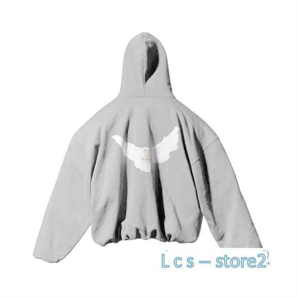 

designer men hoodie kanyes hoodies gap pullover sweatshirts loose long sleeve hooded jumper mens sweatshirt fashion brand hooded us size s, Black