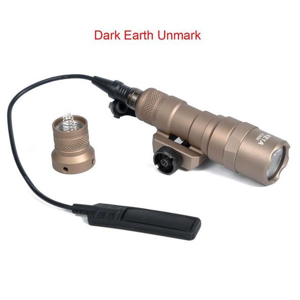 

tactical m300b m300 scout light hk416 ak47 rifle surefir flashlight led hunting torch momentary pressure pad switch-tan