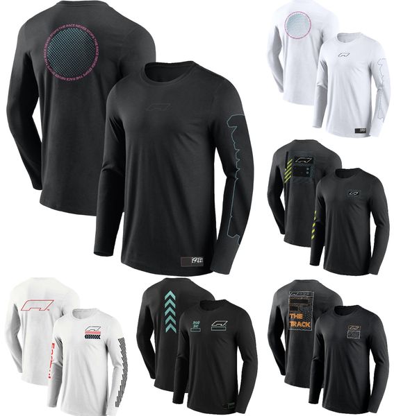 

2023 f1 t-shirt formula 1 logo long sleeve t-shirt summer racing sports plus size men's t-shirts jersey outdoor breathable t-shirt