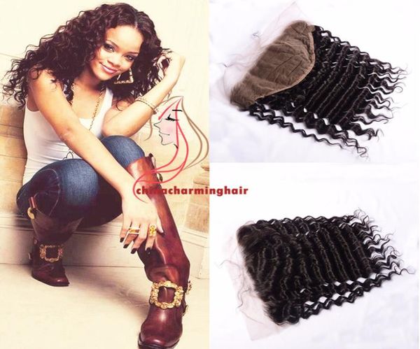 

brazilian lace frontal closure 13x6 deep wave ear to ear lace frontals with baby hair 13x6 deep wave lace frontal9330771, Black;brown