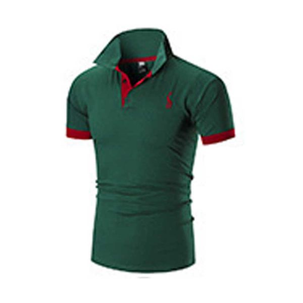 

men's polos short embroidered new custom sleeve t shirt men's golf cotton polo shirt rw0b, White;black