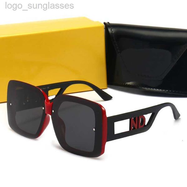 

designer sunglasses hollow letter eyewear glasses women mens polarized summer beach adumbral with box, White;black