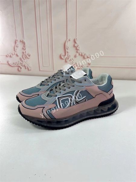 

2023new women men classics brand designers sneakers camouflage casual shoes stylist shoes designer checkered studded flats mesh fashion trai, Black