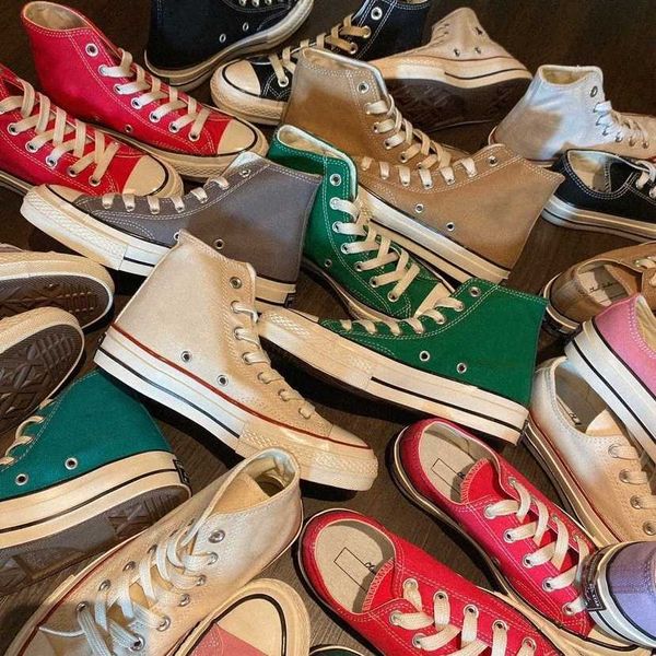 

1970 red heart casual shoes mens womans 1970s big eyes play chuck 70 multi hearts 70s hi skate platform shoe classic canvas jointly name u69, Black