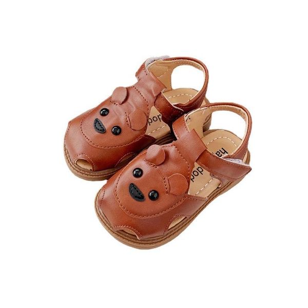 

sandals baby shoes beach footwear children girls cartoon summer boys soft-soled hollow f12749, Black;red
