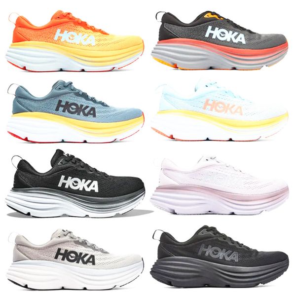 

2023 hoka shoes running hokas shoes carbon x2 outdoor men women hokas bondi 8 lightweight cushioning long distance runner shoe mens womens l