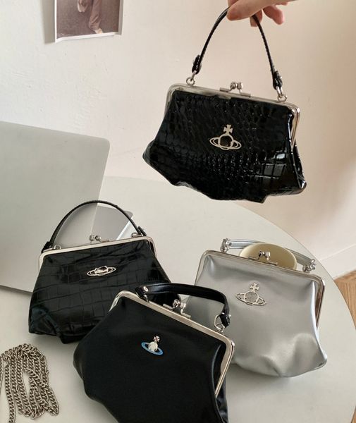 

women's designer bags vintage alligator pattern chain bags handbags clip bag