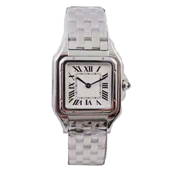 

woman rectangular watch luxury quartz watch stainless steel sliding buckle womens gold watches sapphire luminous diving watch designer wrist, Slivery;brown
