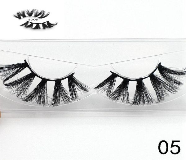 

false eyelashes 5d 18mm22mm 100 handmade long thick fluffy messy dramatic volume wispy reusable beauty make up tools7299025