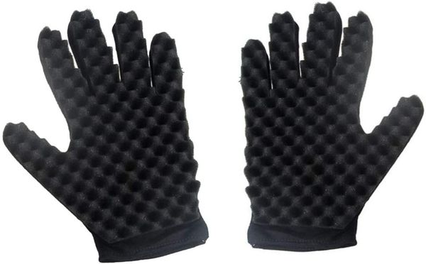 

magic afro hair curling sponge gloves barber styling tools curl brush double side with wave for both hands3770436