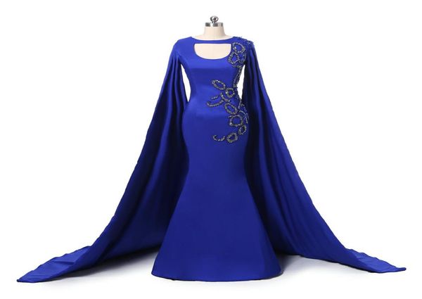

dubai sequined gown with floor length sleeves royal blue beaded mermaid evening dresses long dresses for prom formal gowns abiti d7516312, Black;red