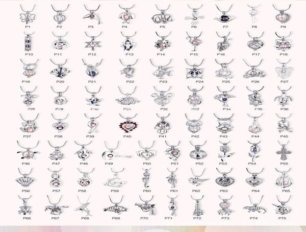 

2017 fashion pearls cages pendants silver plated opening gem beads cage pendant floating lockets charms fit necklaces bracelets di6131476