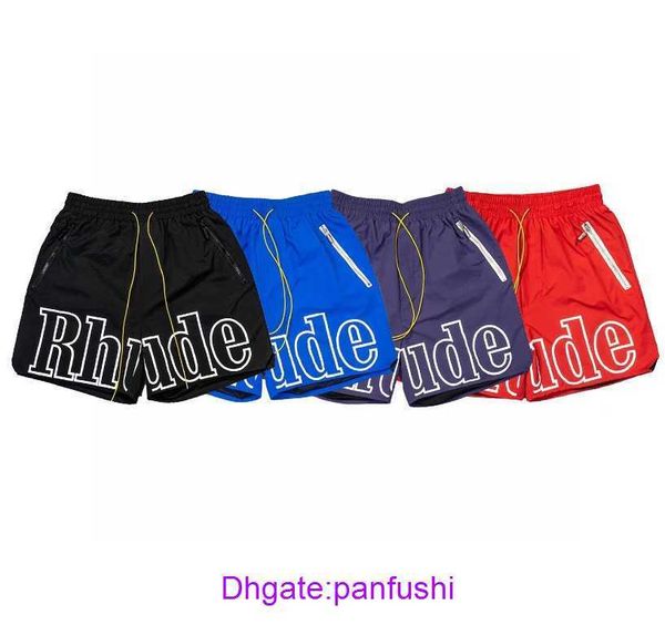 

wholesale designer shorts online shop hip hop fashion brand high street letter printing reflective drawstring loose casual pants beach 5 4 s, White;black