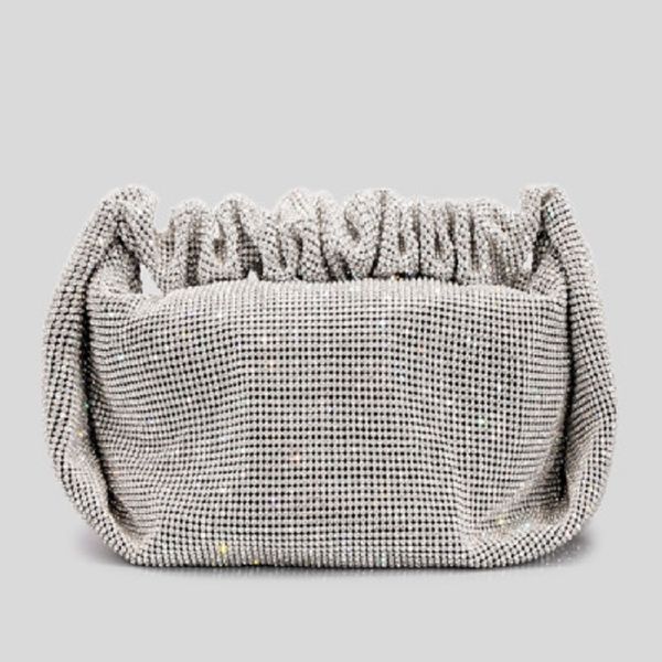 

ladies new sparkling diamond pillow bag