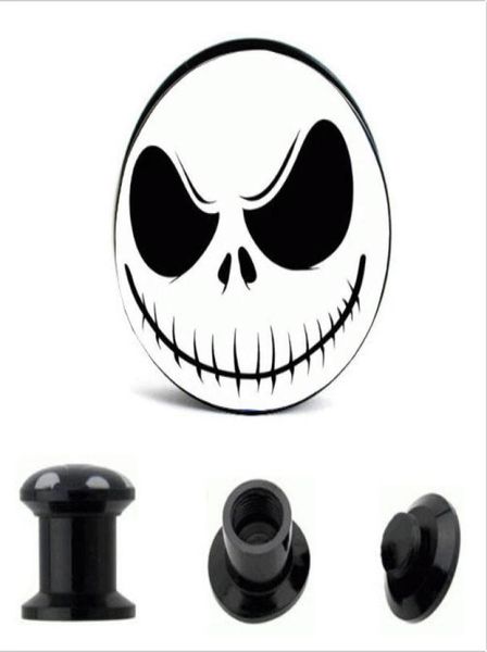 

acrylic nightmare internal thread ear gauge plug and tunnel stretcher expander 416mm screw fit plug piercing3432671, Silver