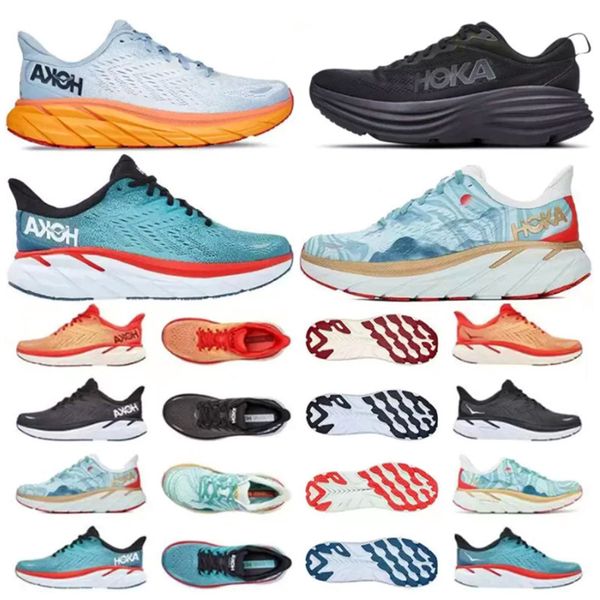 

2023 hoka one shoes running hokas shoes carbon x2 outdoor men women hokas bondi 8 lightweight cushioning long distance runner shoe men women