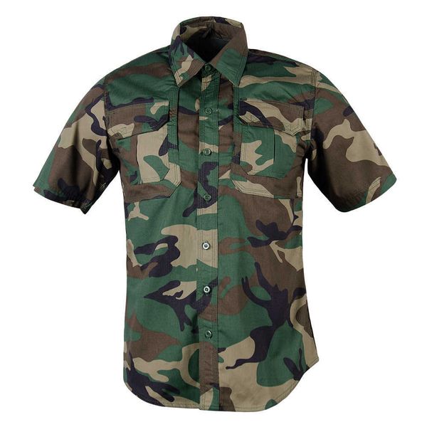 

american short breathable sleeve lapel shirt summer wear resistant men's summer tshirt for outdoor tactical tshirt for men ph, White;black