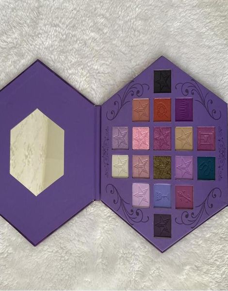 

j star 18 colors blood lust eyeshadow 18colors shimmer and matte puple palette waterproof longlasting eye makeup8054348