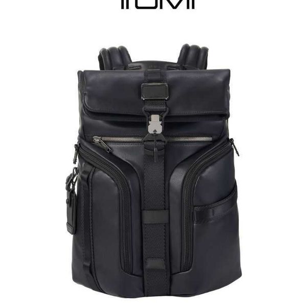 

designer bag tumi/tuming alpha bravo series business men's leather backpack leather large capacity 932759dl