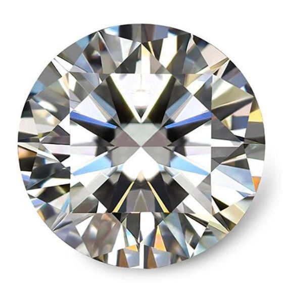 

01ct80ct30mm130mm df color vvs round brilliant cut lab certified diamond moissanite with a certificate test positive loos2521495, Black