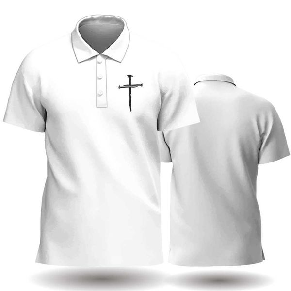 

all over d print colorful men's tshirt golf shirt america flag national streetwear polo shirt for men r, White;black