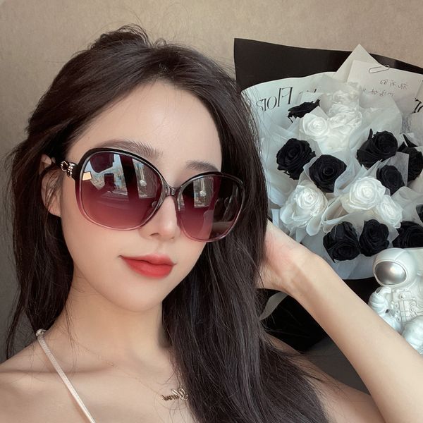 

women sunglasses designer brand men sunglasses new fashion european and american fox head sunglasses women's large frame sunglasses 637, White;black