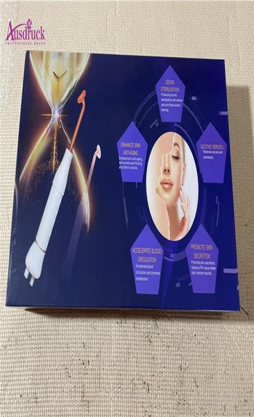 

portable high frequency violet orange ray darsonval treatment 7 wands spot remover acne facial skin care electrode hair growth de4614842