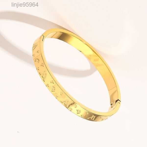 

europe america fashion style bracelets women bangle luxury designer jewelry 18k gold plated stainless steel wedding lovers bangles zg1212 11, Black