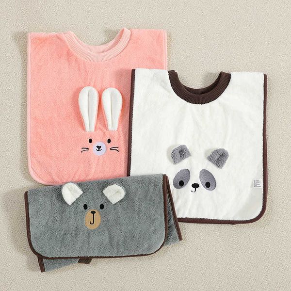 

bibs cloths coral velvet cartoon waterproof washcloth baby bib burp clothes bandana scarves for children boys and girls feeding saliva towel