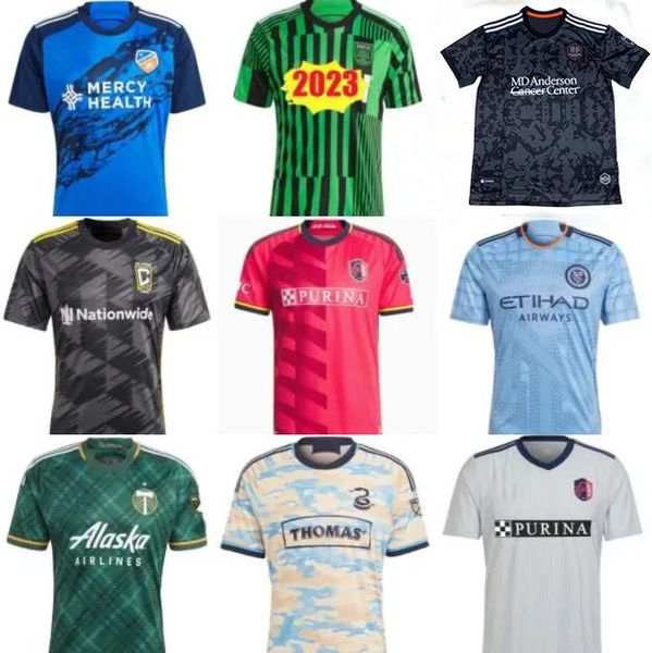 

2023 portland houston timbers dynamo soccer jersey inter st.  ouis city miami 23 24 new york city philadelphia fc cincinnati union columbus, Black;yellow