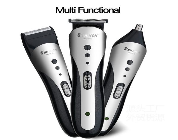 

professional electric hair trimmer small and portable 3in1 function beard shaver nose trimmer clipper hair cut machine for men9016673