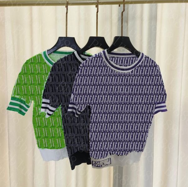 

women's knitted garden neck t-shirt age reducing versatile 3 color sml605, White